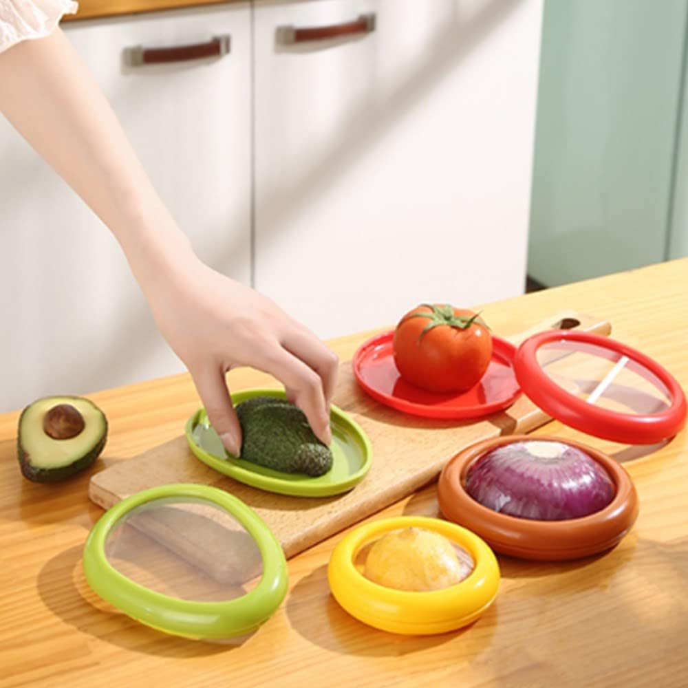 Återanvändbara frukt och grönsakslock